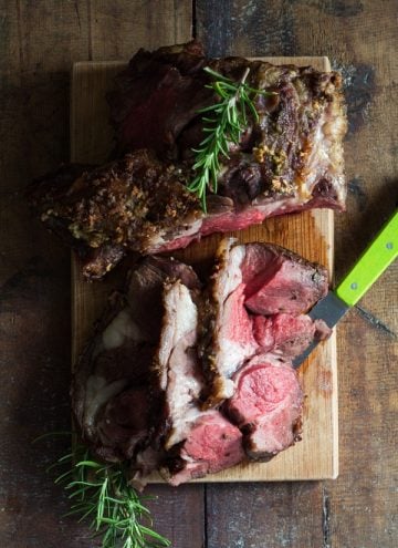 Roast lamb shoulder
