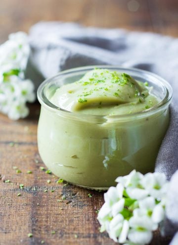 Key lime pudding